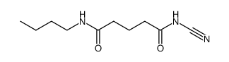 N1-butyl-N5-cyanoglutaramide Structure