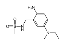 N-[[2-amino-5-(diethylamino)phenyl]methyl]methanesulfonamide结构式