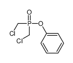 bis(chloromethyl)phosphoryloxybenzene Structure