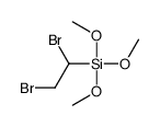 1,2-dibromoethyl(trimethoxy)silane Structure