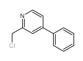 2-(Chloromethyl)-4-phenylpyridine structure