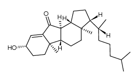 3β-Hydroxy-B-cholesten-(4)-on-(6) Structure