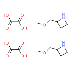 2-(甲氧基甲基)氮杂环丁烷半草酸酯结构式