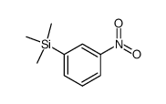3-nitro-1-(trimethylsilyl)benzene结构式