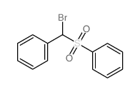 Benzene,[(bromophenylmethyl)sulfonyl]-结构式