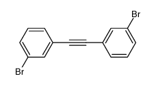 Bis(3-bromophenyl)acetylene structure