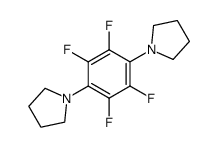 2,3,5,6-tetrafluoro-1,4-bis(pyrrolidin-1-yl)benzene结构式