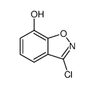 1,2-Benzisoxazol-7-ol,3-chloro-(9CI)结构式