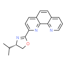 (S)-4-Isopropyl-2-(1,10-phenanthrolin-2-yl)-4,5-dihydrooxazole Structure