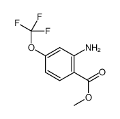 methyl 2-amino-4-(trifluoromethoxy)benzoate结构式
