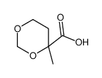 1,3-Dioxane-4-carboxylicacid,4-methyl-(9CI) Structure