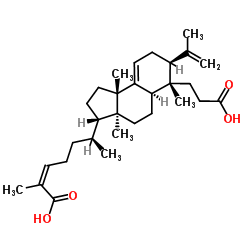 (24Z)-3,4-Secotirucalla-4(28),7,24-triene-3,26-dioic acid Structure