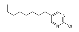 2-chloro-5-octylpyrimidine Structure