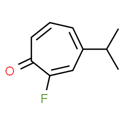 2,4,6-Cycloheptatrien-1-one,2-fluoro-4-(1-methylethyl)-(9CI) Structure