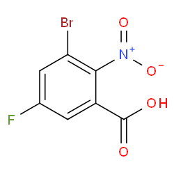 3-BroMo-5-fluoro-2-nitrobenzoic acid structure