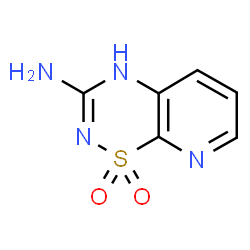 2H-Pyrido[3,2-e]-1,2,4-thiadiazin-3-amine,1,1-dioxide(9CI) Structure