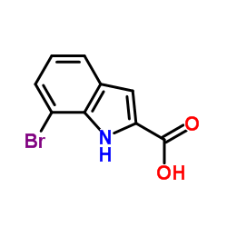 7-Bromo-1H-indole-2-carboxylic acid Structure