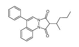 2-(1-methyl-butyl)-6-phenyl-pyrazolo[1,2-a]cinnoline-1,3-dione结构式