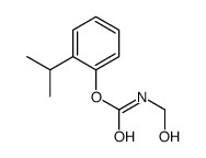 (2-propan-2-ylphenyl) N-(hydroxymethyl)carbamate Structure