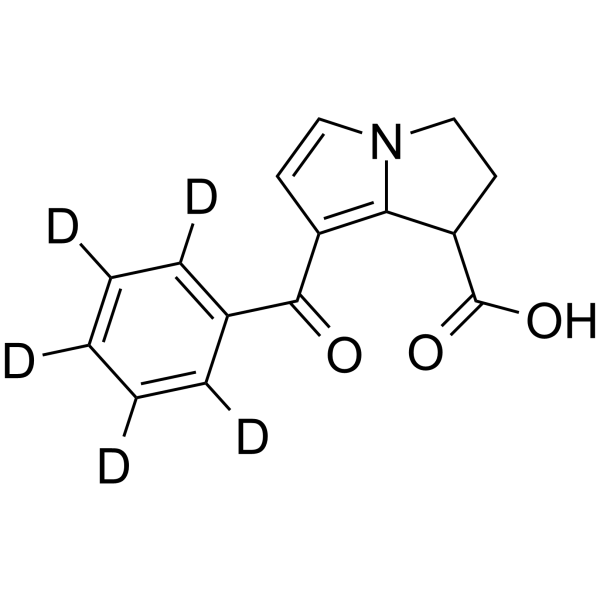 (rac)-Ketorolac 7-Benzoyl Isomer-d5结构式