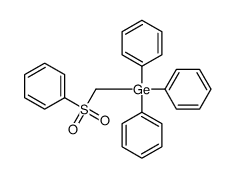 benzenesulfonylmethyl(triphenyl)germane结构式