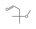 3-methoxy-3-methylbutanal Structure