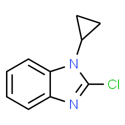 1H-Benzimidazole,2-chloro-1-cyclopropyl-(9CI)结构式