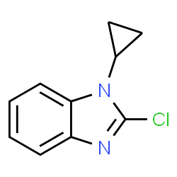 1H-Benzimidazole,2-chloro-1-cyclopropyl-(9CI) structure