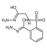 2-(hydrazinecarbonyl)-N-(2-hydrazinyl-2-oxoethyl)benzenesulfonamide Structure