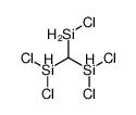 dichloro-[chlorosilyl(dichlorosilyl)methyl]silane结构式