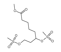 methyl 6,8-dimesyloxyoctanoate Structure