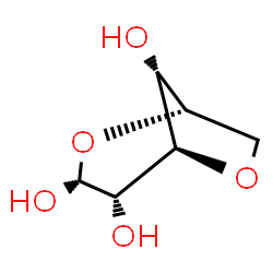 .alpha.-L-Galactopyranose, 3,6-anhydro- Structure