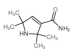 2,2,5,5-Tetramethyl-3-pyrroline-3-carboxamide structure