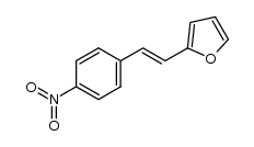 trans-2-(4-nitrostyryl)furan Structure