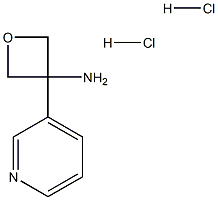 3-(吡啶-3-基)氧杂环丁-3-胺二盐酸盐结构式