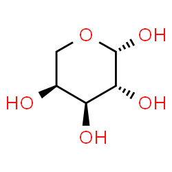 beta-Arabinopyranose (9CI)结构式