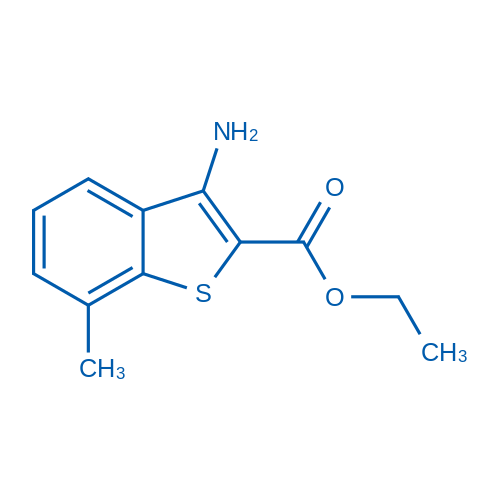 Ethyl 3-amino-7-methylbenzo[b]thiophene-2-carboxylate Structure