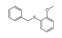 benzyl-(2-methoxyphenyl)-sulfide Structure