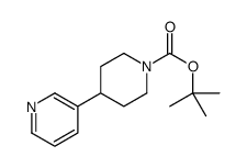4-(3-吡啶)-1-哌嗪羧酸-1,1-二甲基乙酯结构式