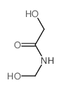 Acetamide,2-hydroxy-N-(hydroxymethyl)-结构式