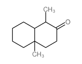 2(1H)-Naphthalenone,octahydro-1,4a-dimethyl-, (1R,4aR,8aR)-rel-结构式