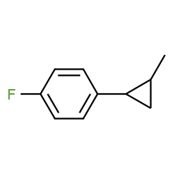 Benzene, 1-fluoro-4-[(1R,2R)-2-methylcyclopropyl]- (9CI)结构式