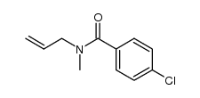 N-allyl-4-chloro-N-methylbenzamide结构式