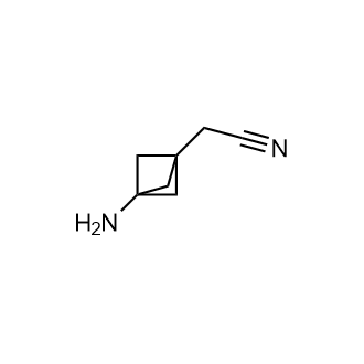 2-(3-Aminobicyclo[1.1.1]pentan-1-yl)acetonitrile structure