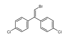 2,2-bis-(p-chlorophenyl)-1-bromoethylene Structure