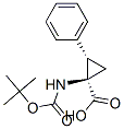 (1R,2S)-trans-1-(Boc-amino)-2-phenylcyclopropanecarboxylic acid picture