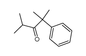 2,4-Dimethyl-2-phenyl-3-pentanone Structure