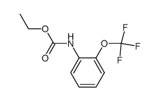 (2-Trifluoromethoxy-phenyl)-carbamic acid ethyl ester Structure