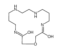 1-oxa-4,8,11,15-tetrazacycloheptadecane-3,16-dione结构式