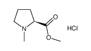 L-N-methylproline methyl ester hydrochloride结构式